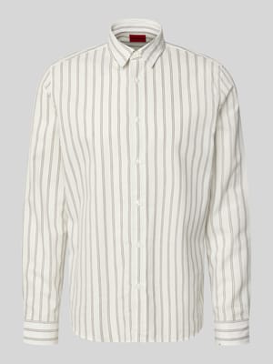 Straight Fit Freizeithemd aus reiner Baumwolle Modell 'Emero' Shop The Look MANNEQUINE