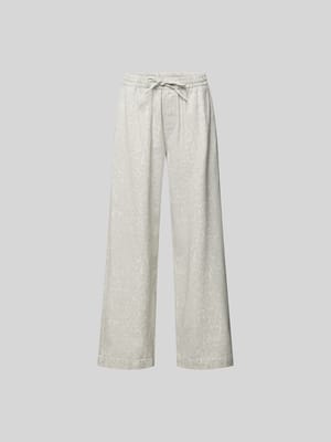Stoffhose mit Allover-Animal-Print Shop The Look MANNEQUINE