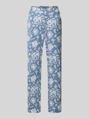 Relaxed Fit Pyjama-Hose mit floralem Allover-Print Shop The Look MANNEQUINE