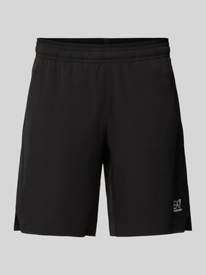 Loose Fit Sweatshorts mit Label-Print Modell 'VENTUS' Shop The Look MANNEQUINE