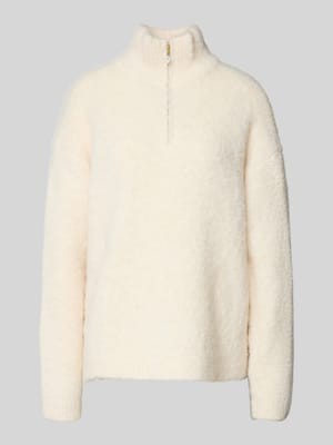 Regular Fit Pullover mit Reißverschluss Modell 'Omanta' Shop The Look MANNEQUINE