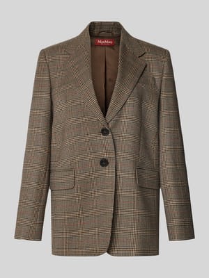 Regular Fit Longblazer aus reiner Schurwolle Modell 'TALCA' Shop The Look MANNEQUINE