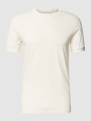 T-shirt met labeldetail, model 'ANTON' Shop The Look MANNEQUINE