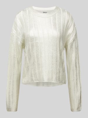 Comfort Fit Strickpullover in Metalic-Optik Modell 'Kama' Shop The Look MANNEQUINE