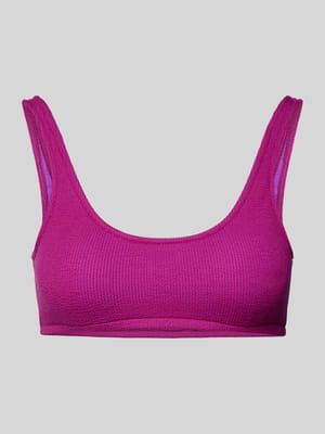 Bustier-Bikini-Oberteil mit Label-Detail Modell 'JUSTIN' Shop The Look MANNEQUINE