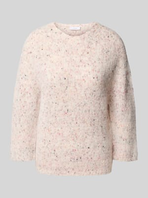 Strickpullover mit Alpaka-Anteil und 3/4-Arm Shop The Look MANNEQUINE