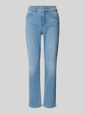 Straight Fit Jeans mit 5-Pocket-Design Modell 'Melly' Shop The Look MANNEQUINE