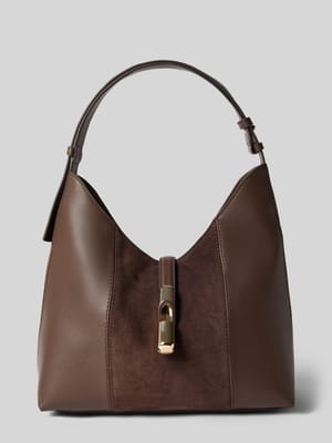Tote Bag aus echtem Leder Modell 'Goccia' Shop The Look MANNEQUINE