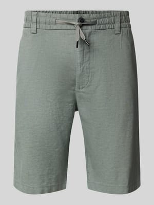 Tapered Chinoshorts aus Leinen-Mix Modell 'DS_3S' Shop The Look MANNEQUINE