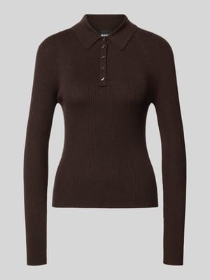sweter w kroju regular fit z czystej wełny model 'Faelina' Shop The Look MANNEQUINE