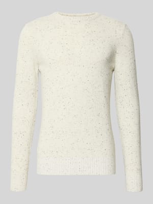 Regular Fit Strickpullover aus Woll-Mix Shop The Look MANNEQUINE