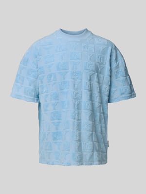 Loose fit T-shirt met opstaande kraag Shop The Look MANNEQUINE