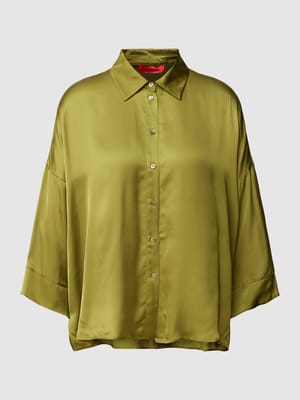 Overhemdblouse met platte kraag, model 'BEMBO' Shop The Look MANNEQUINE
