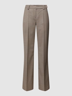Stoffen broek met glencheck-motief Shop The Look MANNEQUINE