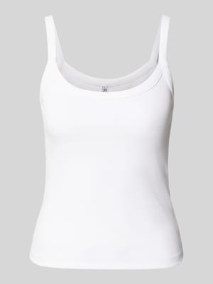 Tank top o kroju slim fit z mieszanki bawełny ekologicznej model 'MAY' Shop The Look MANNEQUINE