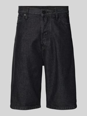 Loose Fit Jeansshorts aus Baumwoll-Mix Modell 'BAGGY' Shop The Look MANNEQUINE