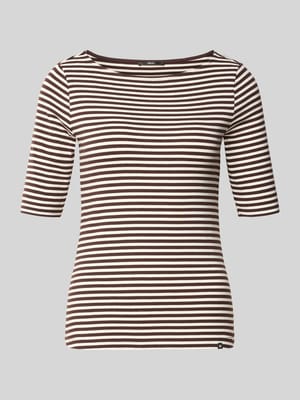 Slim fit t-shirt van katoenmix Shop The Look MANNEQUINE