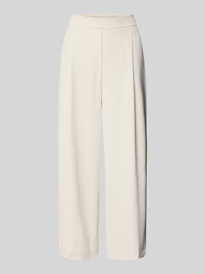 Stoffen broek met elastische band Shop The Look MANNEQUINE