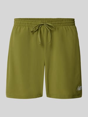 Shorts mit elastischem Bund und Logo Shop The Look MANNEQUINE