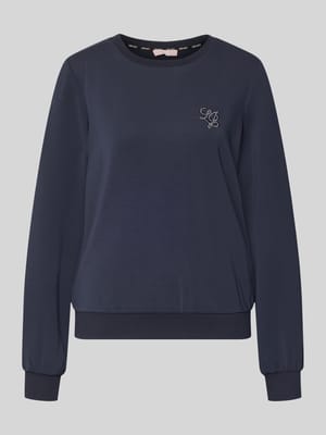 Sweatshirt aus Modal-Mix mit Rundhalsausschnitt Shop The Look MANNEQUINE
