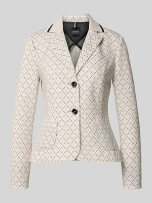 Żakiet o kroju slim fit z naszywanymi kieszeniami i zapięciem na guzik Shop The Look MANNEQUINE