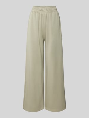 Wide leg stoffen broek met steekzakken, model 'Asaka' Shop The Look MANNEQUINE