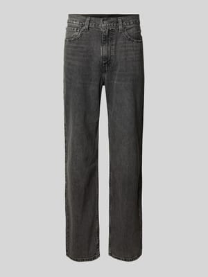 Loose straight fit jeans met steekzakken Shop The Look MANNEQUINE