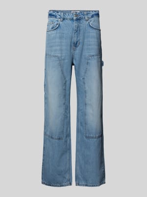 Baggy fit jeans met hamerlus Shop The Look MANNEQUINE