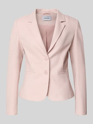 Żakiet o kroju slim fit z kołnierzem z połami Shop The Look MANNEQUINE