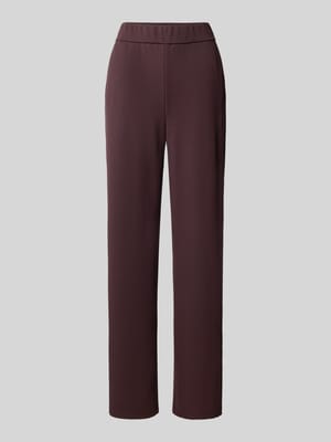 straight fit broek met elastische band Shop The Look MANNEQUINE