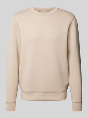 Sweatshirt mit gerippten Abschlüssen Modell 'Sebastian' Shop The Look MANNEQUINE