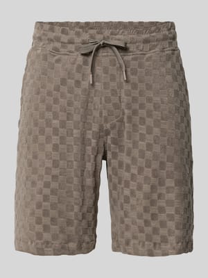 Regular Fit Shorts mit Label-Patch Shop The Look MANNEQUINE
