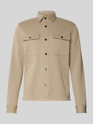 Overhemdjack met drukknoopsluiting Shop The Look MANNEQUINE
