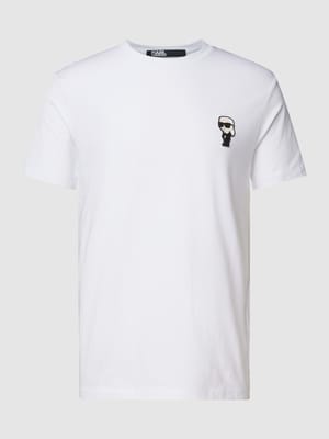 T-Shirt mit Motiv-Patch Shop The Look MANNEQUINE