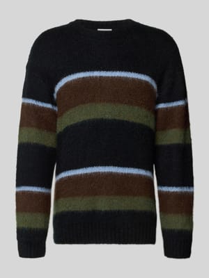 Strickpullover mit gerippten Abschlüssen Shop The Look MANNEQUINE