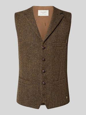 Weste mit Brustleistentasche Modell 'Warner' Shop The Look MANNEQUINE