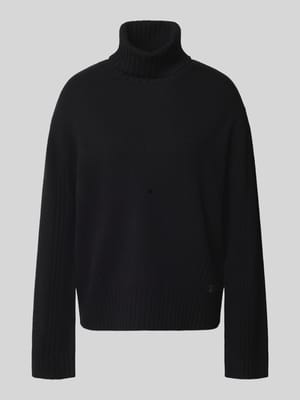 Relaxed Fit Rollkragenpullover aus reiner Wolle Shop The Look MANNEQUINE