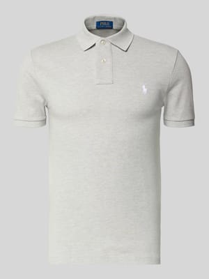 Koszulka polo o kroju slim fit z czystej bawełny Shop The Look MANNEQUINE