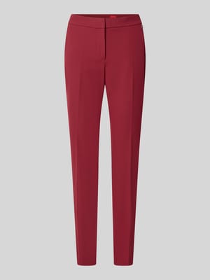 Schmale Hose mit Label-Detail Modell 'Hagonia-1' Shop The Look MANNEQUINE