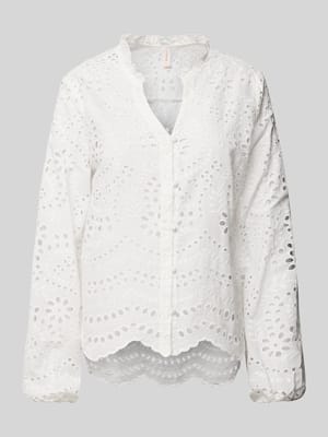 Bluzka z ażurowym wzorem model ‘BINE LALISA’ Shop The Look MANNEQUINE
