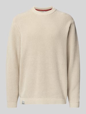 Regular Fit Pullover aus reiner Baumwolle Modell 'PARKER CREW' Shop The Look MANNEQUINE