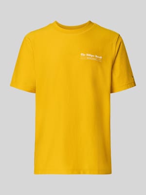 Regular Fit T-Shirt aus reiner Baumwolle Shop The Look MANNEQUINE