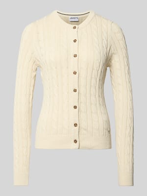 Kurtka z dzianiny z listwą guzikową Shop The Look MANNEQUINE
