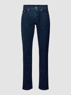 Tapered Fit Jeans im 5-Pocket-Design Modell 'Lyon' Shop The Look MANNEQUINE