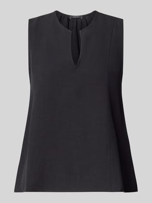 Blousetop van mix van viscose en linnen model 'Fazil' Shop The Look MANNEQUINE