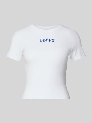 T-shirt z wyhaftowanym logo Shop The Look MANNEQUINE