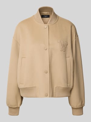 Regular fit collegejack van wolmix, model 'ZELANTE' Shop The Look MANNEQUINE