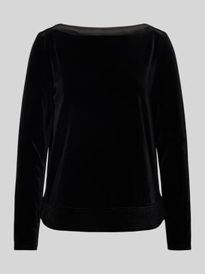 Longsleeve mit U-Boot-Ausschnitt Shop The Look MANNEQUINE