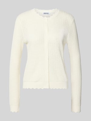 Regular Fit Strickjacke aus reiner Baumwolle Modell 'SCOUT' Shop The Look MANNEQUINE