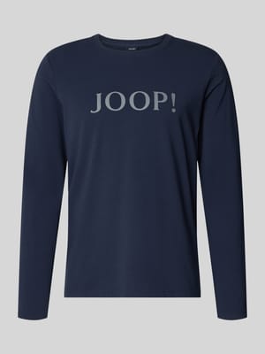 Longsleeve mit Logo und Rundhalsausschnitt Shop The Look MANNEQUINE